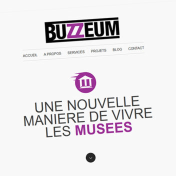 Buzzeum, website detail.