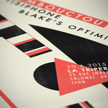 Tombouctou, Tisiphone & Blake's Optimism poster detail.